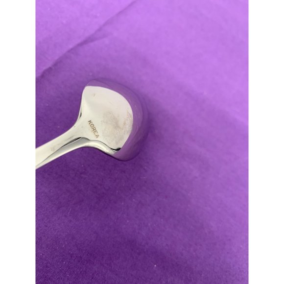 Sant Anurea Stainless Flatware Mascagni Oval Dessert Tablespoon Glossy - Picture 6 of 8